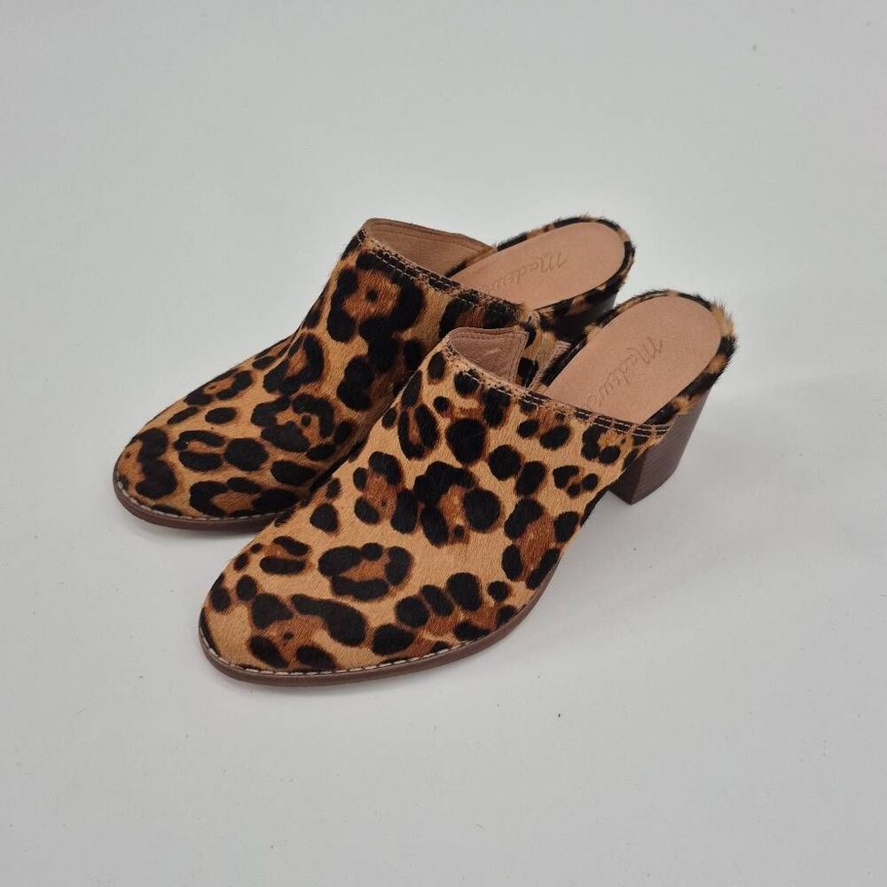 Madewell Cow Hair Upper Women's Size 6.5 Heels Mule Clogs